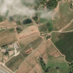 Satellite imagery of cairn, FR