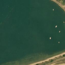 Satellite imagery of Hog Island, US