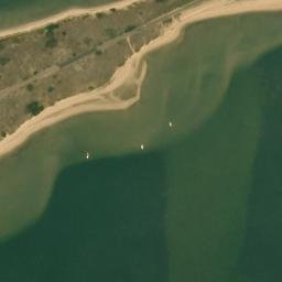 Satellite imagery of Hog Island, US