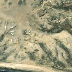 Satellite imagery of W 116 — NGS MP0367 — Sweetwater County, US, US