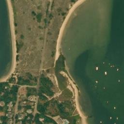 Satellite imagery of Hog Island, US