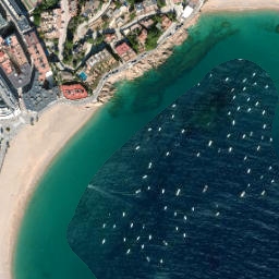 Satellite imagery of Cap de Tossa, ES