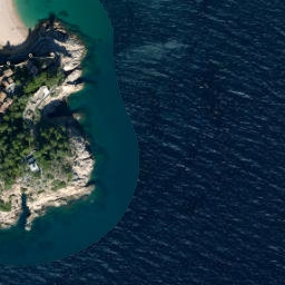 Satellite imagery of Cap de Tossa, ES