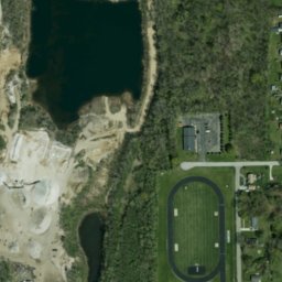 Satellite imagery of South Bend Sand and Gravel Pit, US