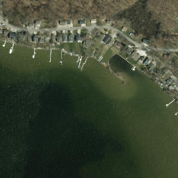 Satellite imagery of Point Comfort, US