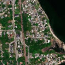 Satellite imagery of Chepiwanoxet Point, US