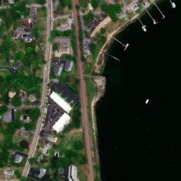 Satellite imagery of Chepiwanoxet Point, US