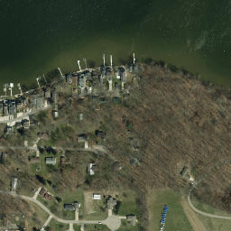 Satellite imagery of Point Comfort, US
