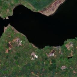 Satellite imagery of Potowomut Neck, US