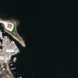 Satellite imagery of Cedar Island Peninsula, US