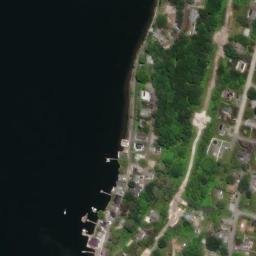 Satellite imagery of Cedar Island Peninsula, US