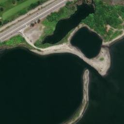 Satellite imagery of Long Neck Goose, US