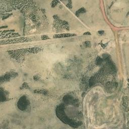 Satellite imagery of T 117 — NGS MP0391 — Sweetwater County, US, US