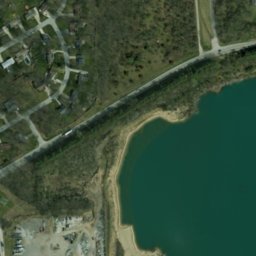 Satellite imagery of South Bend Sandpit, US