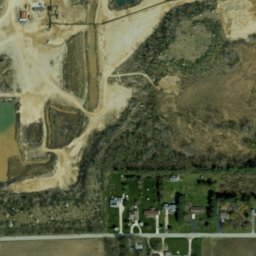 Satellite imagery of South Bend Sandpit, US