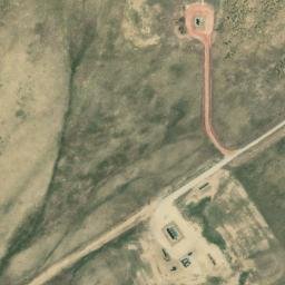 Satellite imagery of V 117 — NGS MP0393 — Sweetwater County, US, US