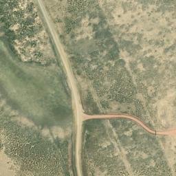 Satellite imagery of V 117 — NGS MP0393 — Sweetwater County, US, US