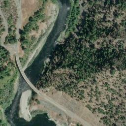 Satellite imagery of Blue Nose Bluff, US