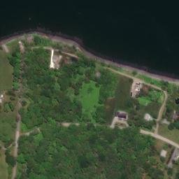 Satellite imagery of Conanicut Point, US