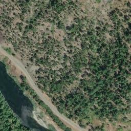 Satellite imagery of Blue Nose Bluff, US