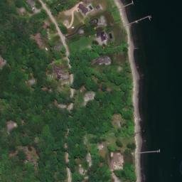 Satellite imagery of Conanicut Point, US