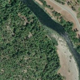 Satellite imagery of Blue Nose Bluff, US