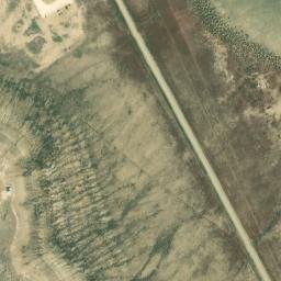 Satellite imagery of T18N R94 93W SECS 1 6 7 12 — NGS MP0397 — Carbon County, US, US