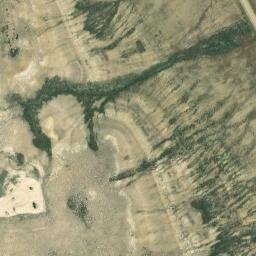 Satellite imagery of T18N R94 93W SECS 1 6 7 12 — NGS MP0397 — Carbon County, US, US