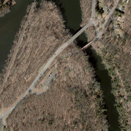 Satellite imagery of Lovers Leap, US