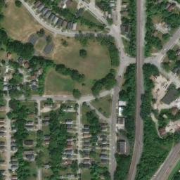 Satellite imagery of M 9 — NGS MB1443 — East Cleveland, US, US