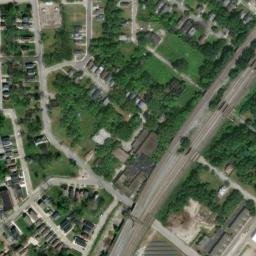 Satellite imagery of M 9 — NGS MB1443 — East Cleveland, US, US