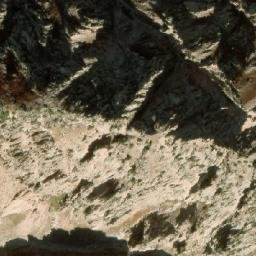Satellite imagery of cairn, KZ