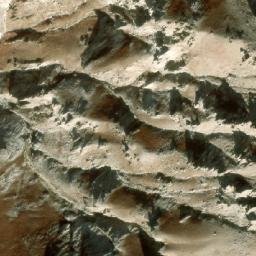 Satellite imagery of cairn, KZ