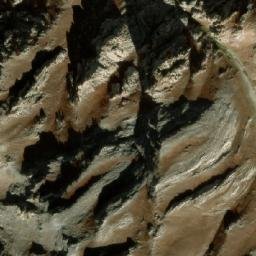 Satellite imagery of cairn, KZ