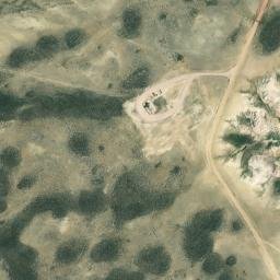 Satellite imagery of WASHAKIE — NGS MP0671 — Carbon County, US, US