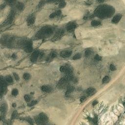 Satellite imagery of WASHAKIE — NGS MP0671 — Carbon County, US, US