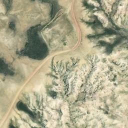 Satellite imagery of WASHAKIE — NGS MP0671 — Carbon County, US, US