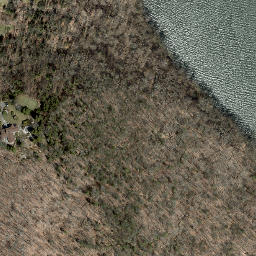 Satellite imagery of Never Sink Point, US