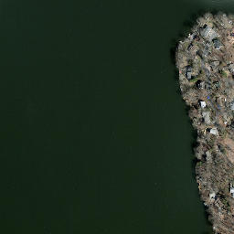 Satellite imagery of Never Sink Point, US