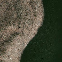 Satellite imagery of Never Sink Point, US