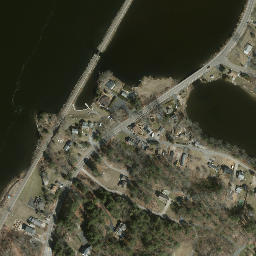 Satellite imagery of Cow Point, US