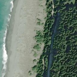 Satellite imagery of Gold Bluffs, US
