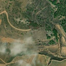 Satellite imagery of Solar donde se ubicaba el mojón 2T-9 en "el Cerro la Carrasca", ES