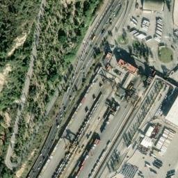 Satellite imagery of Montjuic Castle, ES