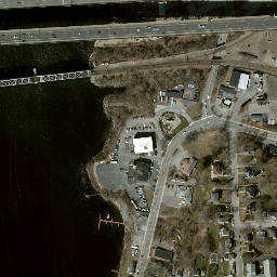 Satellite imagery of Winthrop Point, US