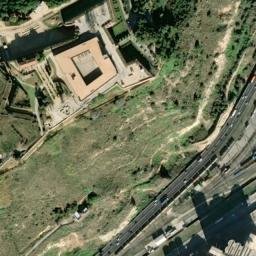 Satellite imagery of Montjuic Castle, ES