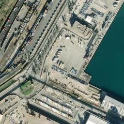 Satellite imagery of Montjuic Castle, ES