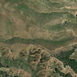 Satellite imagery of Alcocer castle, ES