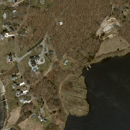 Satellite imagery of Pawcatuck Point, US