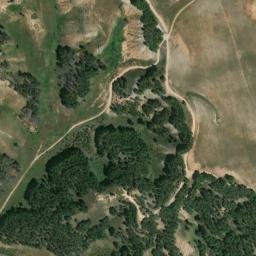 Satellite imagery of Alcocer castle, ES